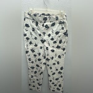 Jules & Leopold Black Floral Print Chinos